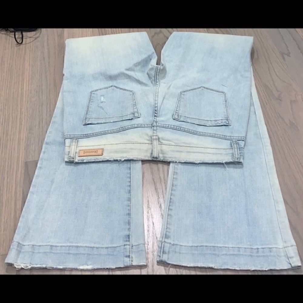 Blank NYC Flare distressed boot cut jeans